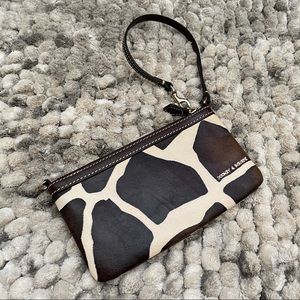 Dooney & Bourke giraffe wristlet